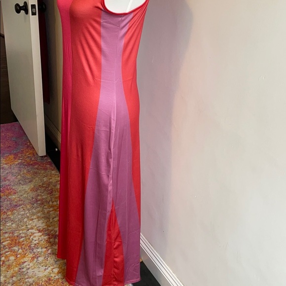 Comfortable Striped Maxi Dress - Picture 4 of 7